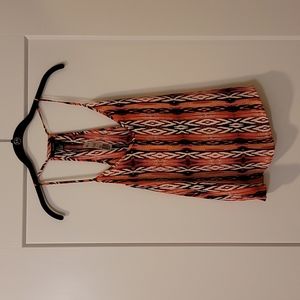 Ikat Chiffon-like Flowy Tank